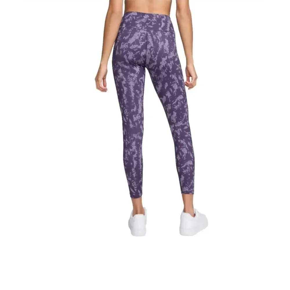 NWOT Nike One Daybreak Purple Printed High-Waisted 7/8 Leggings Women's Size XS